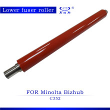 lower price MOQ 1 PC lower fuser roller for Minolta BHC253 350 352